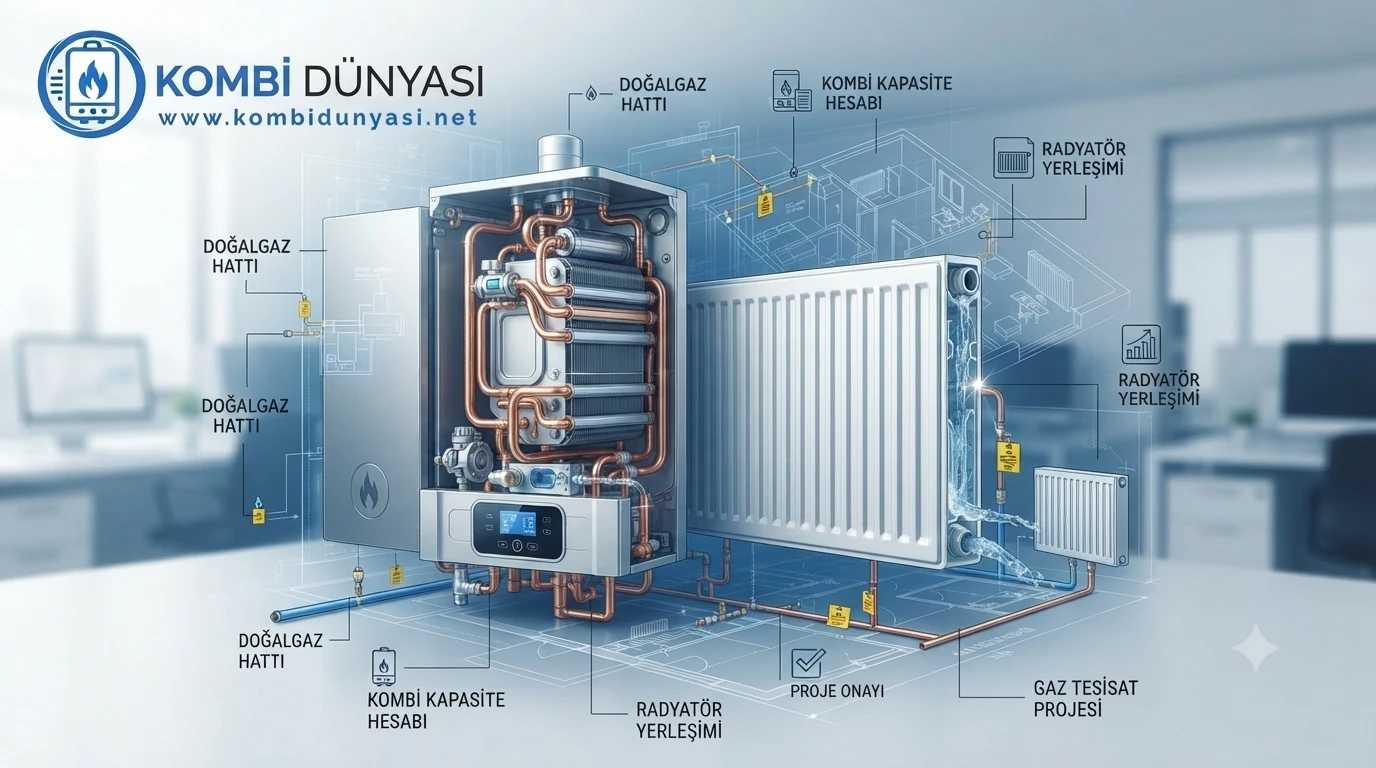 Doğalgaz ve kombi projelendirme ait görsel